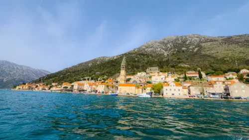 Photo of Perast from the boat - by Montenegro Limo