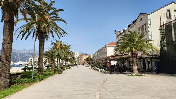 Tivat pine promenade photo by Montenegro Limo