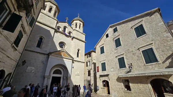 Tourist exploring Kotor