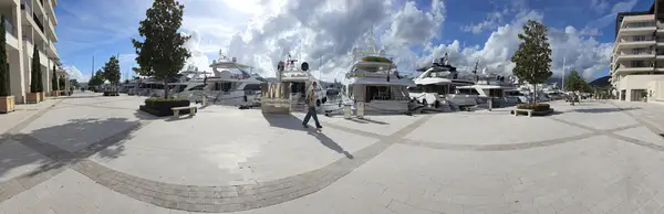 Luxurious Yachts in Porto Montenegro - photo by Montenegro Limo